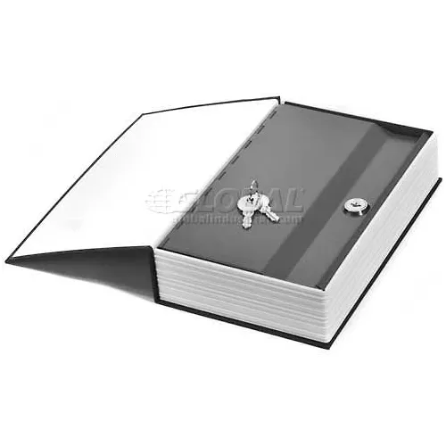 Barska Hidden Dictionary Book Diversion Safe AX11680 with Key, 6-1/4"W x 2-1/4"D x 9-1/2"H, Black - Image 4