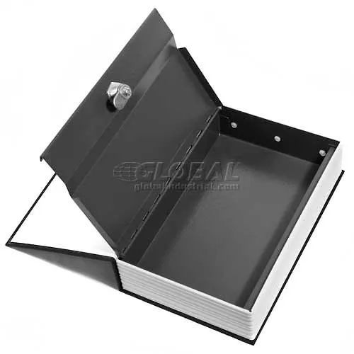 Barska Hidden Dictionary Book Diversion Safe AX11680 with Key, 6-1/4"W x 2-1/4"D x 9-1/2"H, Black - Image 5