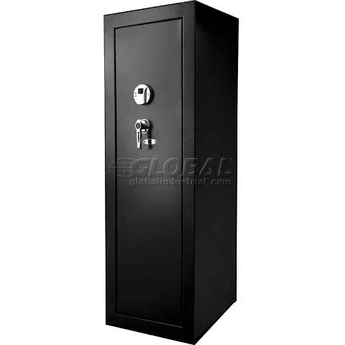Barska Extra Large Biometric Rifle Safe AX11780 - 19-3/4"W x 16"D x 57"H, Black