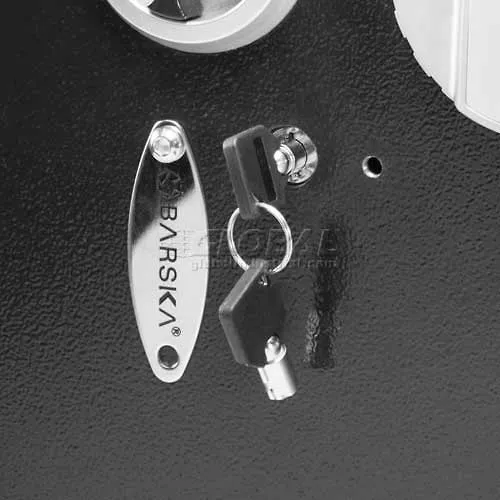 Barska Biometric Wall Safe AX12038 - 15-1/2"W x 3-3/4"D x 20-3/4"H, Black - Image 4