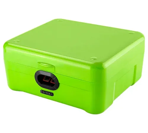 Barska iBox Secure Storage Device With Biometric Lock AX12458 11-1/4" x 11" x 5-1/2" Green