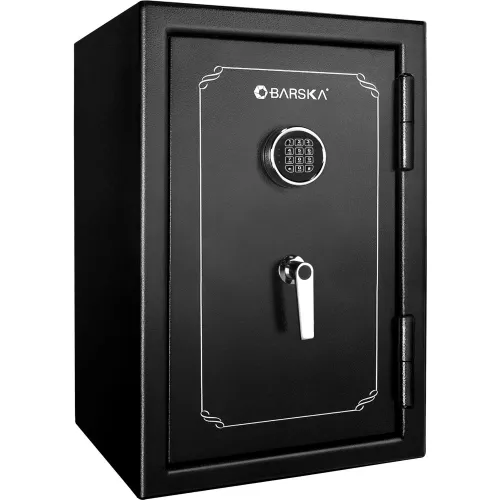 Barska Fireproof Safe Vault 4.39 Cubic Feet, 20"W x 20"D x 30"H - Black