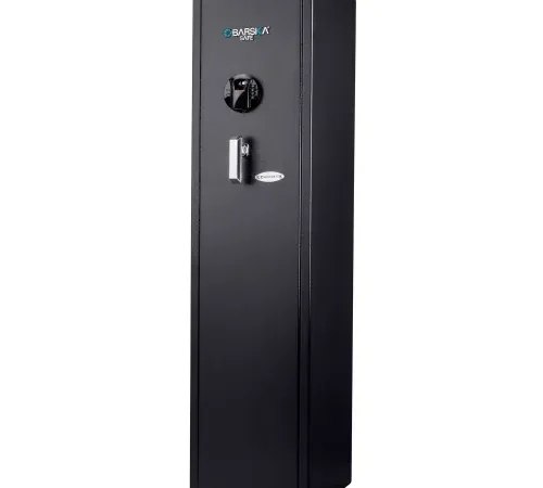 Barska AX12752 Biometric Keypad Rifle Safe - 13"W x 13"D x 52-1/4"H, 4.33 Cubic Ft.