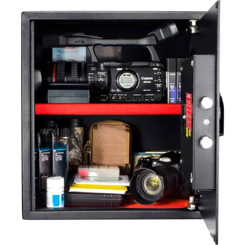 Barska AX12842 Biometric Keypad Security Safe - 14-1/2"W x 16"D x 17-1/2"H, 1.94 Cubic Ft. - Image 3