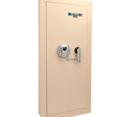 Barska AX12880 Left Opening Biometric Wall Safe - 15-1/2"W x 4"D x 31-1/2"H, 0.82 Cubic Ft.