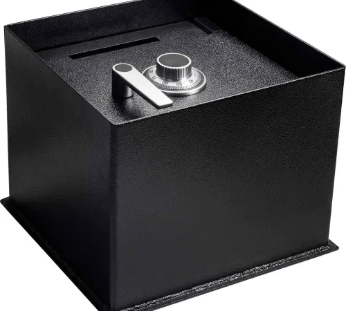 Barska AX13200 In-Ground Floor Safe w/ Slot - 13-1/4"W x 14-3/4"D x 12-1/4"H, 0.89 Cubic Ft.