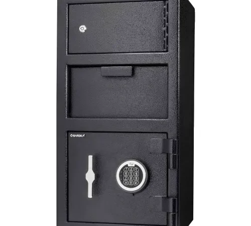 Barska AX13310 Keypad Depository Safe - 14"W x 14"D x 27-1/4"H, 0.72/0.78 Cubic Ft.