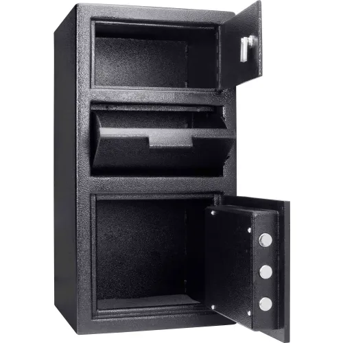 Barska AX13310 Keypad Depository Safe - 14"W x 14"D x 27-1/4"H, 0.72/0.78 Cubic Ft. - Image 2