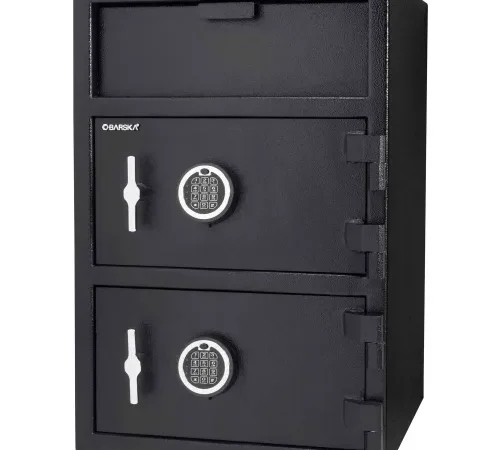 Barska AX13312 Two Lock Keypad Depository Safe - 20"W x 20"D x 30"H, 1.6/2 Cubic Ft.