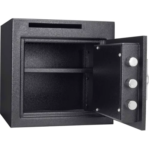 Barska AX13314 Slot Keypad Depository Safe - 14"W x 14"D x 14"H, 1.12 Cubic Ft. - Image 3