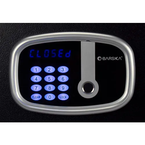 Barska Digital Keypad Fingerprint Safe 0.85 Cubic Feet, 17"W x 7-3/4"D x 14-1/4"H - Black - Image 4