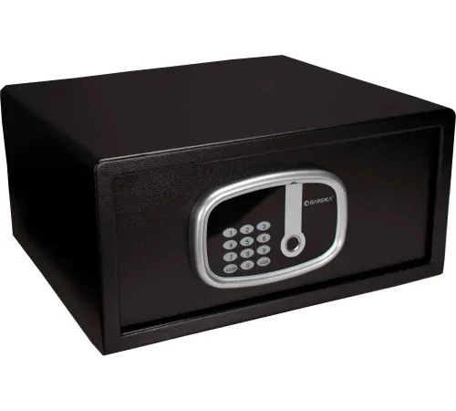 Barska? Digital Keypad Fingerprint Safe 0.85 Cubic Feet, 17"W x 7-3/4"D x 14-1/4"H - Black
