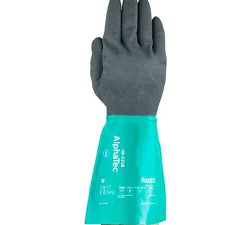 AlphaTec® Chemical Resistant Gloves, Ansell 58-535B-9, 1 Pair - Pkg Qty 12