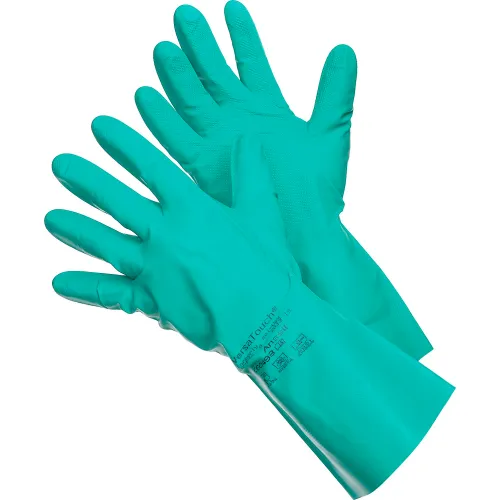 Ansell 37-646 VersaTouch® Chemical Resistant Gloves, Nitrile, Size 9, 1 Pair - Pkg Qty 12