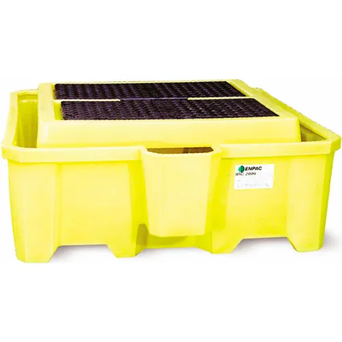 ENPAC IBC 2000i" IBC Spill Pallet with Drain 73"L x 80-1/2"W x 29-1/2"H - Image 2
