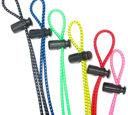 Kemp Bungee Cords, Lime Green & White, 14-004-GRN/WHI