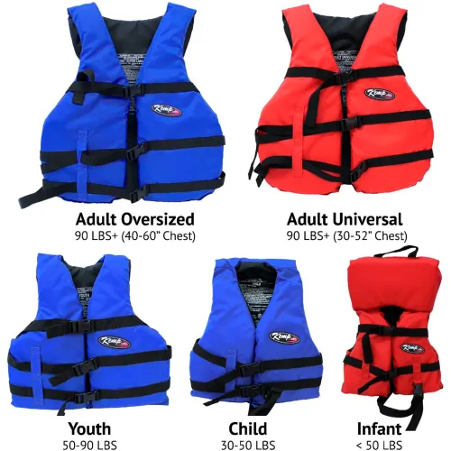 Kemp Infant Universal Life Vest, Royal Blue & Black, 20-002-INFANT-BLU - Image 2