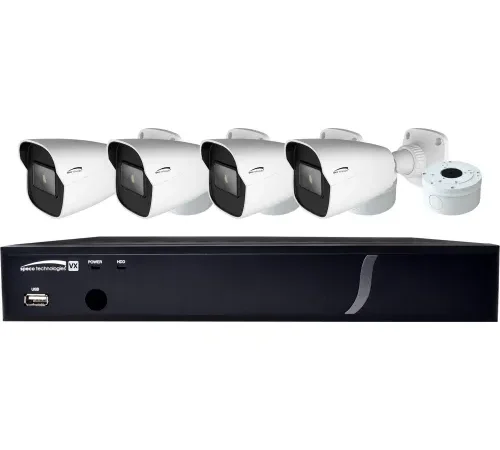 Speco ZIPT84B2 8-Channel HD-TVI DVR and 4 Bullet Camera Kit, 2TB