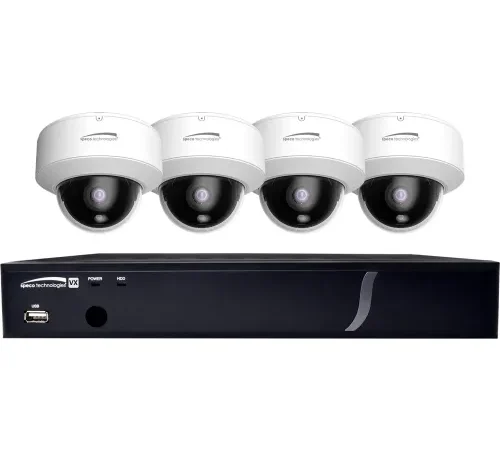Speco ZIPT84D2 8-Channel HD-TVI DVR and 4 Dome Camera Kit, 2TB