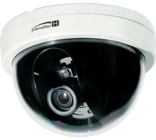 HD-TVI 2MP Intensifier®T Indoor Dome Camera, 2.8-12mm Lens, White Housing