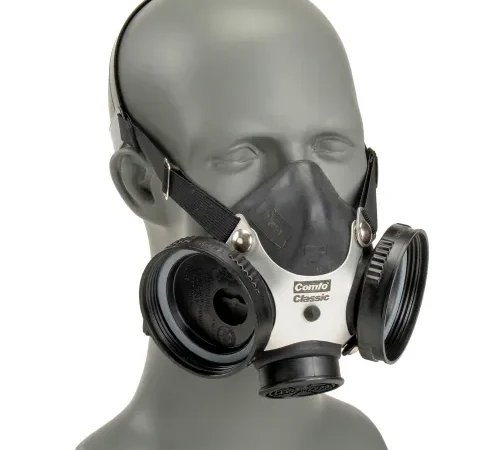 MSA Comfo Classic Half-Mask Respirator, Medium, 808074
