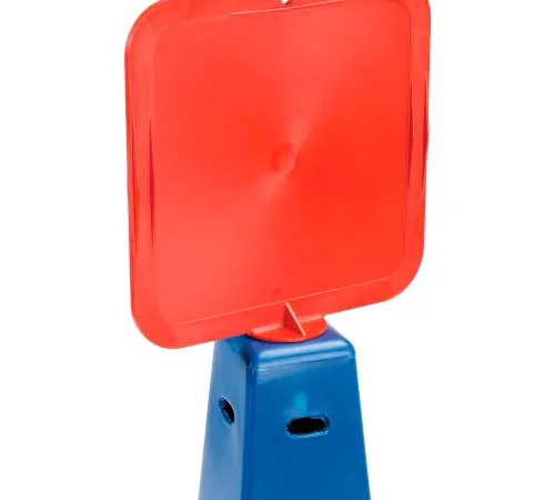 Cortina Lamba 03-600-31 Cone Lock In Sign, 8" x 8", Emphasize Your Message