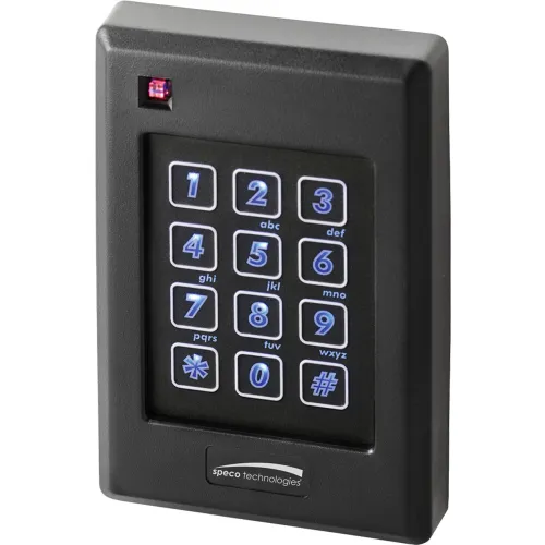Speco Proximity Reader & Keypad, Black, 4-7/8"L x 3-3/8"W x 2-3/16"H