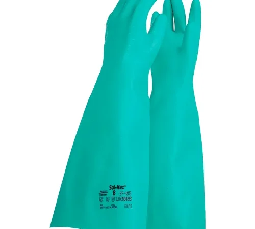 Sol-Vex® Unsupported Nitrile Gloves, Ansell 37-185-9, 1 Pair