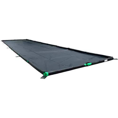 UltraTech Ultra-Containment Berm, Foam Wall Plus, 12' x 30', Copolymer 2000, Black/Green - Image 5