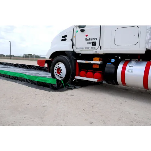 UltraTech Ultra-Containment Berm, Ultimate Model, 14' x 56' x 1', Copolymer 2000, 28 oz., Black - Image 5