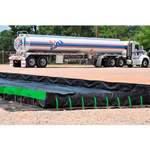 UltraTech Ultra-Containment Berm, Ultimate Model, 14' x 56' x 1', Copolymer 2000, 28 oz., Black
