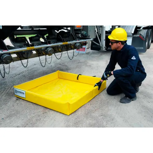 UltraTech Ultra-Mini Foam Wall Berm, 6' x 6' x 6", Yellow