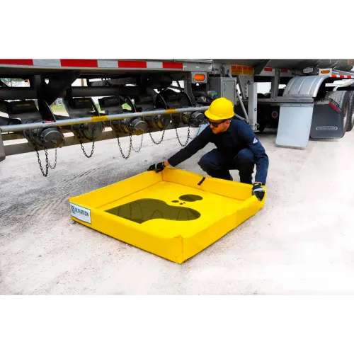 UltraTech Ultra-Mini Foam Wall Berm, 6' x 6' x 6", Yellow - Image 2