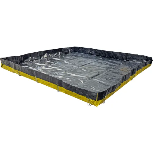 UltraTech Ultra-Containment Berm, Economy Model, 30 mil RPE Thickness, 50'L x 12'W x 1'H - Image 2