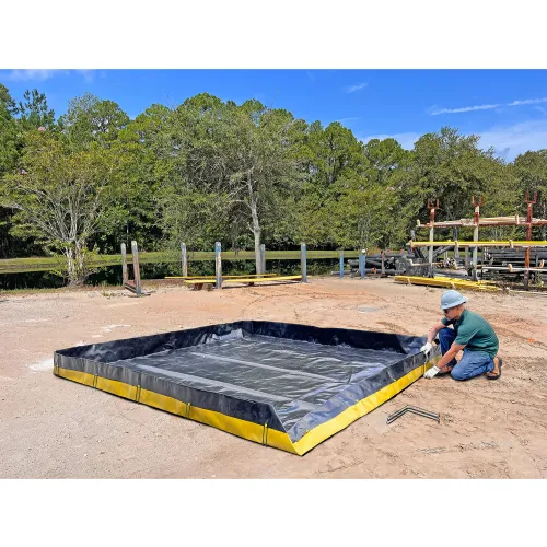 UltraTech Ultra-Containment Berm, Economy Model, 30 mil RPE Thickness, 50'L x 12'W x 1'H - Image 3