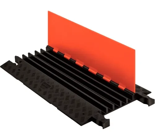 Checkers Guard Dog?5 CH Cable Protector -Orange Lid/Black Base