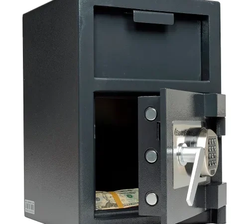 SentrySafe Front Loading Depository Safe DH-074E - 14"W x 15-5/8"D x 20"H, Black