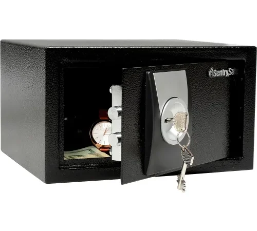SentrySafe Security Safe X031 - 11-3/8"W x 10-3/8"D x 6-5/8"H, Black