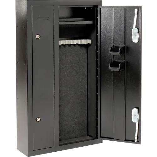 Homak 8-Gun Double Door Steel Security Gun Safe HS30136028 - 32" x 10" x 57", Black - Image 5