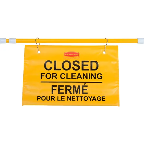 Rubbermaid 9S16 Site Safety Hanging Sign - Pkg Qty 6 - Image 3