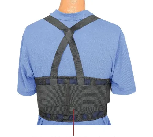 Standard Back Support Belt, Adjustable Suspenders, 2X-Large, 46-56" Waist Size