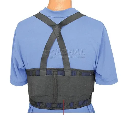Standard Back Support Belt, Adjustable Suspenders, Medium, 32-38" Waist Size