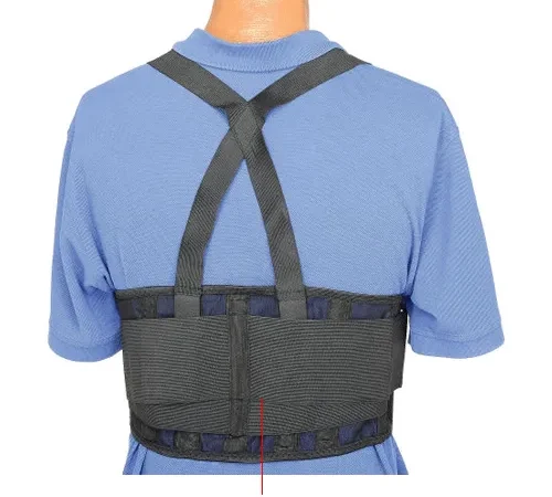 Standard Back Support Belt, Adjustable Suspenders, Small, 28-32" Waist Size