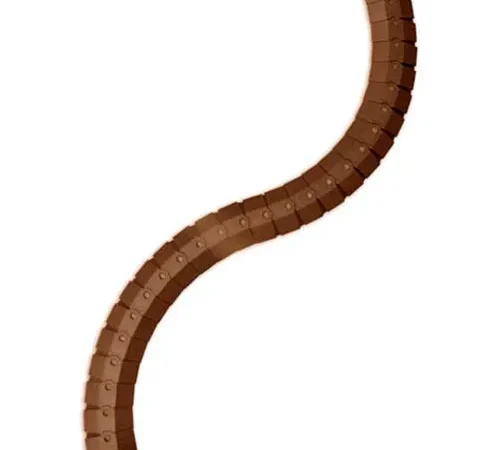 UltraTech 1804 Ultra-Sidewinder?, 3 Ft. System With End Caps, Brown