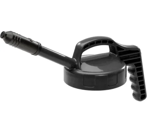 Oil Safe Stretch Spout Lid, Black, 100301