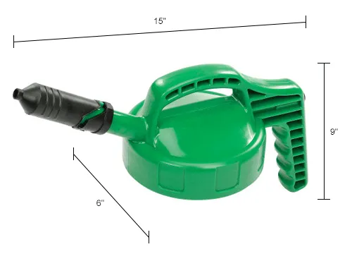 Oil Safe Mini Spout Lid, Light Green, 100405 - Image 5