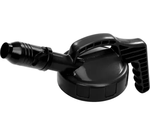 Oil Safe Stumpy Pour Spout Lid, Black, 100501