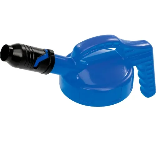 Oil Safe Stumpy Pour Spout Lid, Blue, 100502