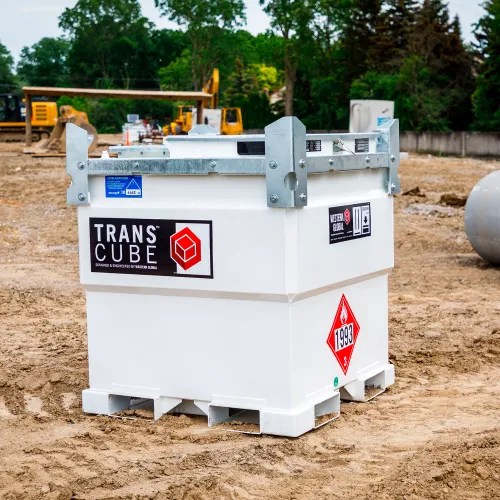 Western Global 251 Gallon TransCube Gasoline Transportable Fuel Storage Tank, 115V / 12GPM Pump Kit - Image 5