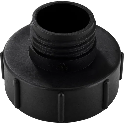 Global Industrial" Polypropylene S100x8 Female Buttress x S60x6 (2") Male Buttress Thread - Image 3